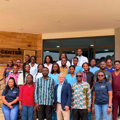 Dr Larry Hollier Paid a courtesy call on KATH CEO, NCCC
